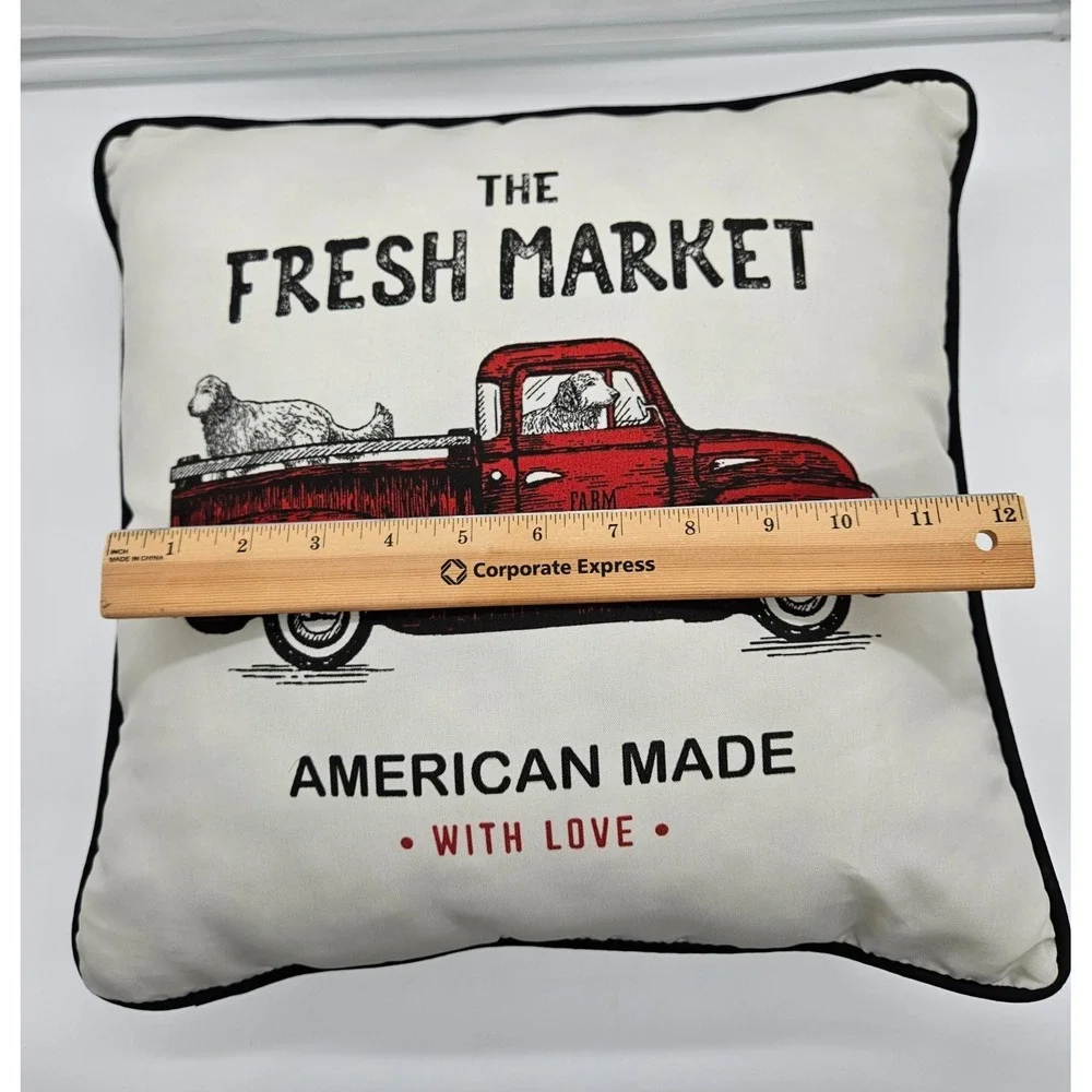 The Fresh Market decorative throw